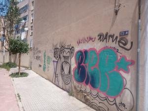Neteja pintades. Eusebi Estada 123 a. Abans